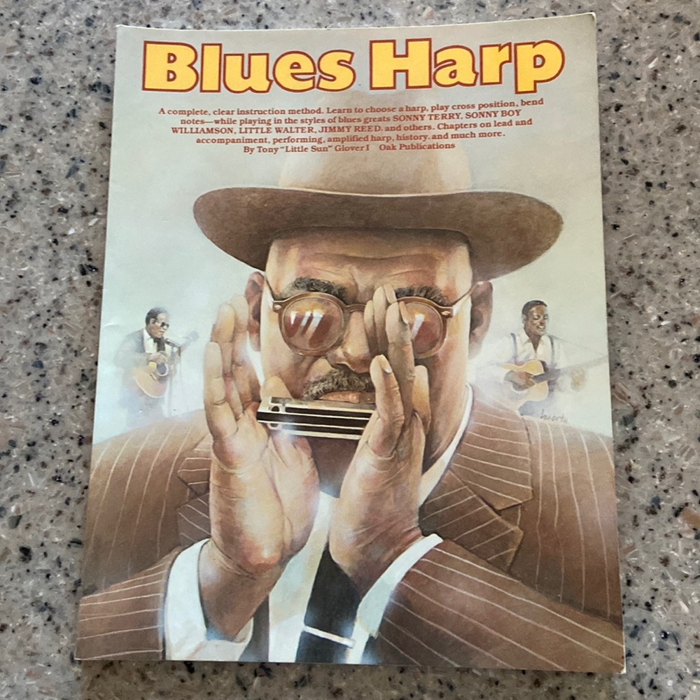 Blues Harp Harmonica Lesson book